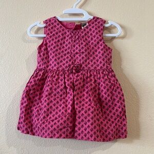 Pink Kids Dress with Pattern